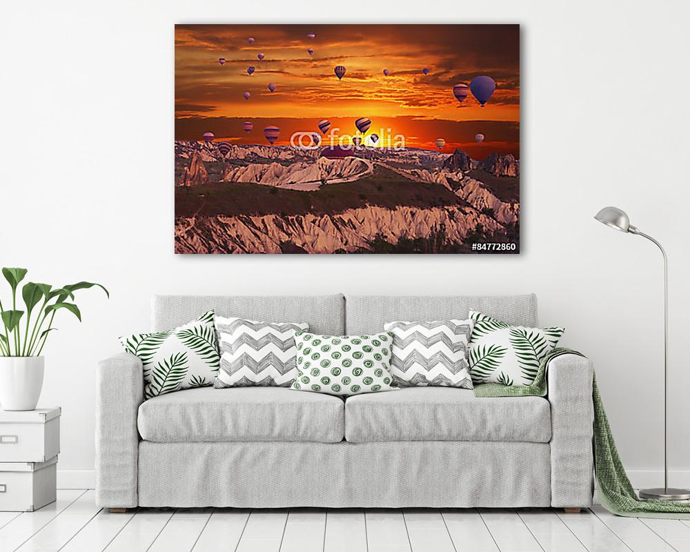 Cappadocia különleges égboltja - vászonkép, falikép vásárlás Cappadocia különleges égboltja (vászonkép) - vászonkép, falikép otthonra és irodába