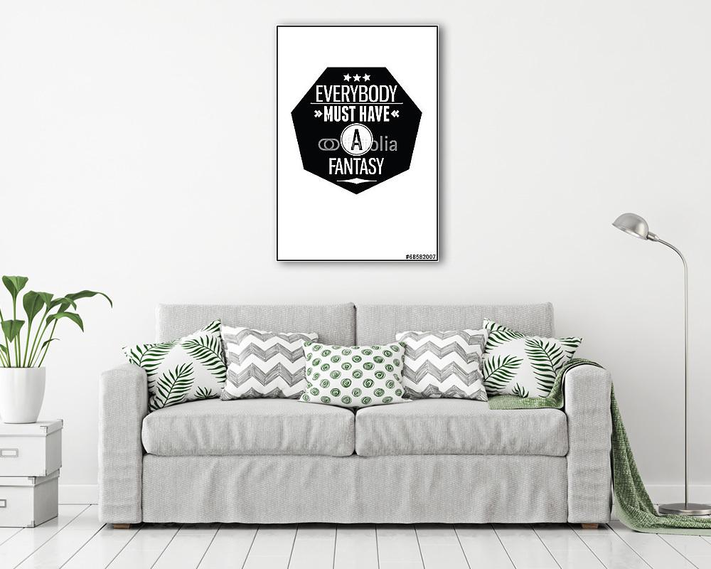 Vintage motivációs tipográfia az Inspirational számára - vászonkép, falikép vásárlás Vintage motivációs tipográfia az Inspirational számára (vászonkép) - vászonkép, falikép otthonra és irodába