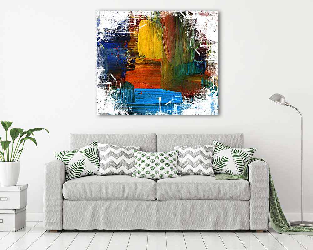 Kézzel festett háttér. SAJÁT KÉSZÍTÉSŰ. (többrészes kép) - vászonkép, falikép otthonra és irodába