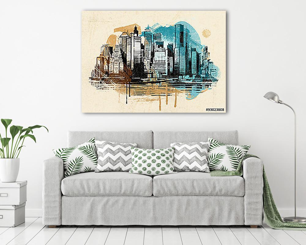 New York Vintage (fotótapéta) - vászonkép, falikép otthonra és irodába