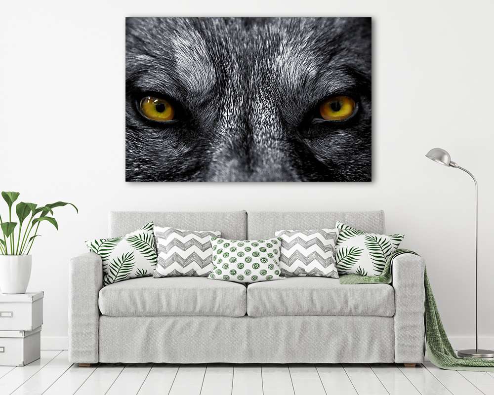 Farkas, a ragadozó tekintete (bögre) - vászonkép, falikép otthonra és irodába