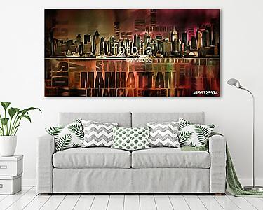 Manhattan (vászonkép) - vászonkép, falikép otthonra és irodába