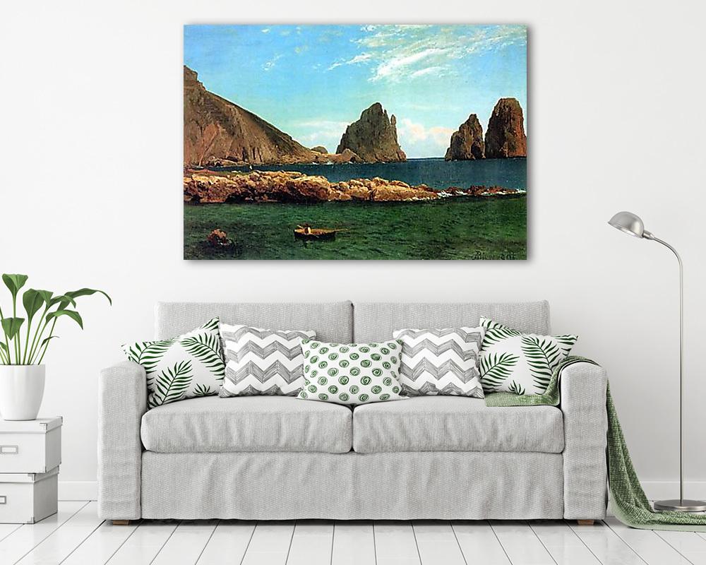 Capri sziklái (vászonkép) - vászonkép, falikép otthonra és irodába