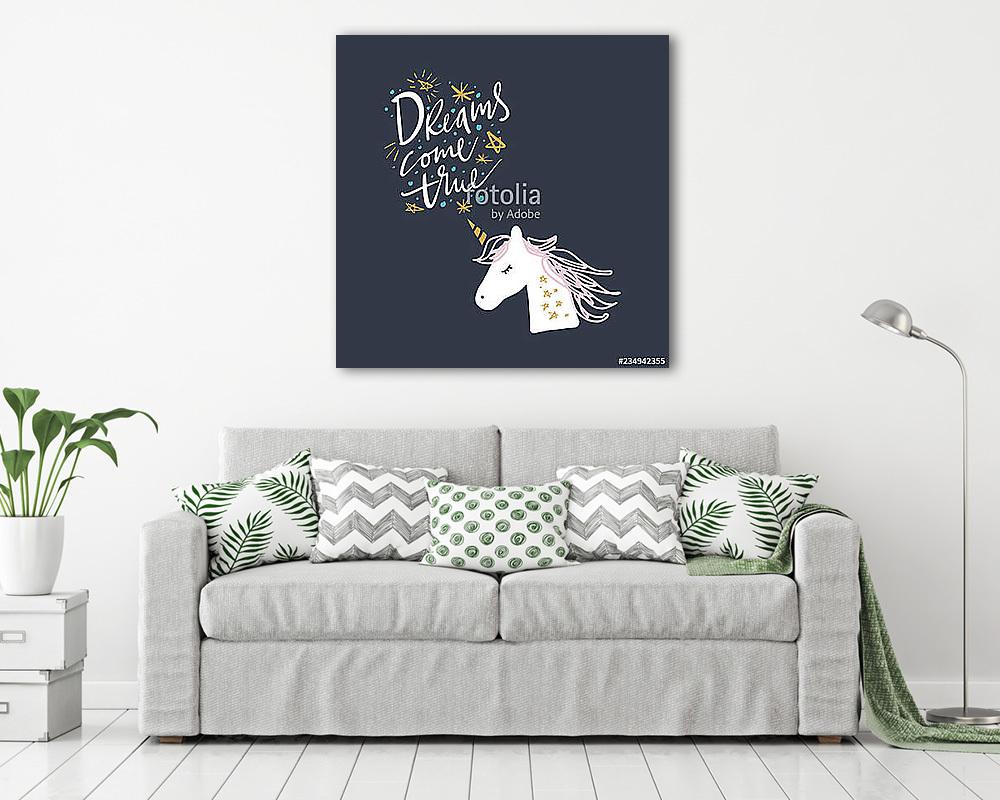 Az álmok valóra válnak (vászonkép) - vászonkép, falikép otthonra és irodába