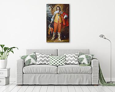 II. Henrik portréja (vászonkép) - vászonkép, falikép otthonra és irodába