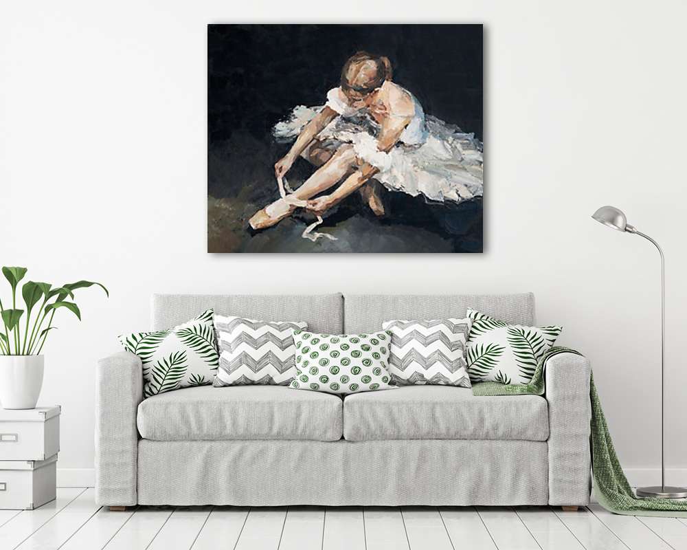 Gondolatok előadás előtt (vászonkép) - vászonkép, falikép otthonra és irodába