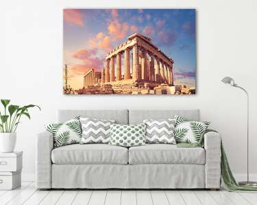 Panthenon az Akropoliszon, Athén (vászonkép) - vászonkép, falikép otthonra és irodába