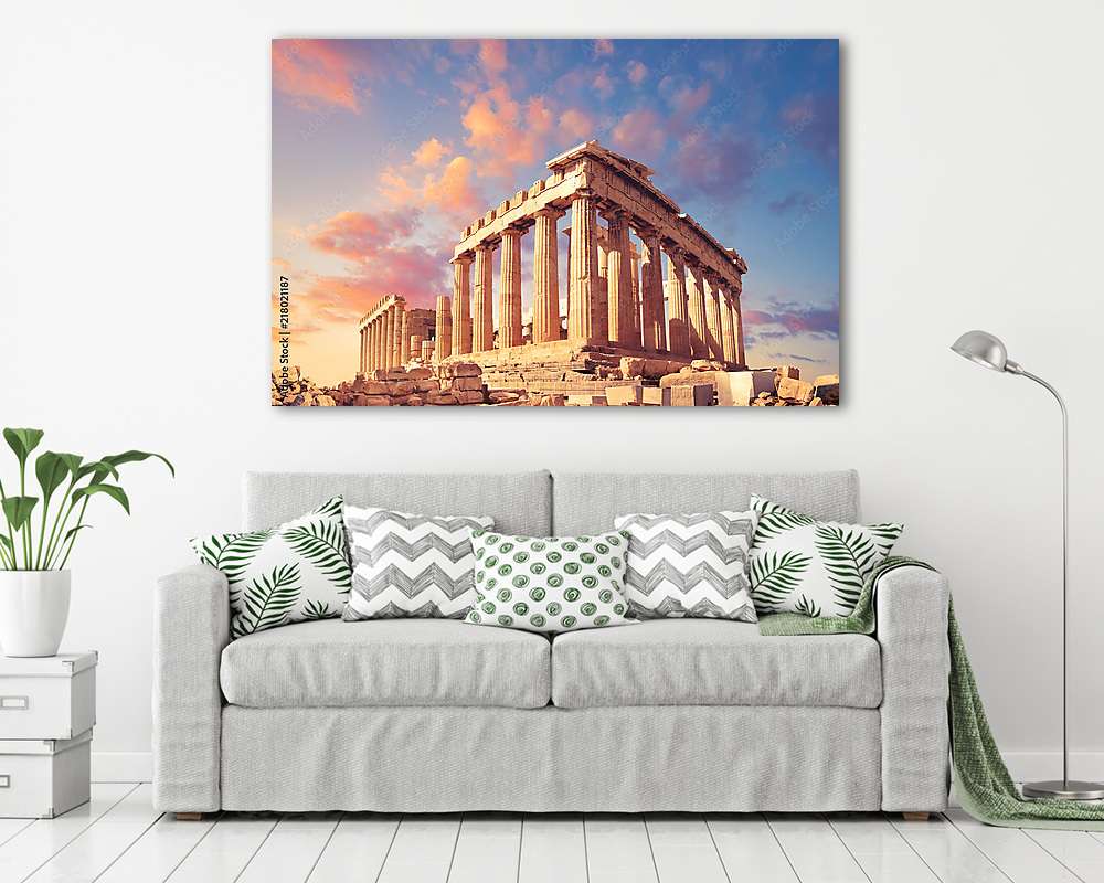 Panthenon az Akropoliszon, Athén - vászonkép, falikép vásárlás Panthenon az Akropoliszon, Athén (vászonkép) - vászonkép, falikép otthonra és irodába