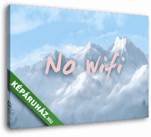 No wifi 3. - vászonkép 3D látványterv
