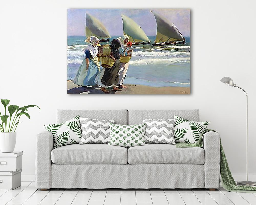 A három vitorlás (1903) (többrészes kép) - vászonkép, falikép otthonra és irodába