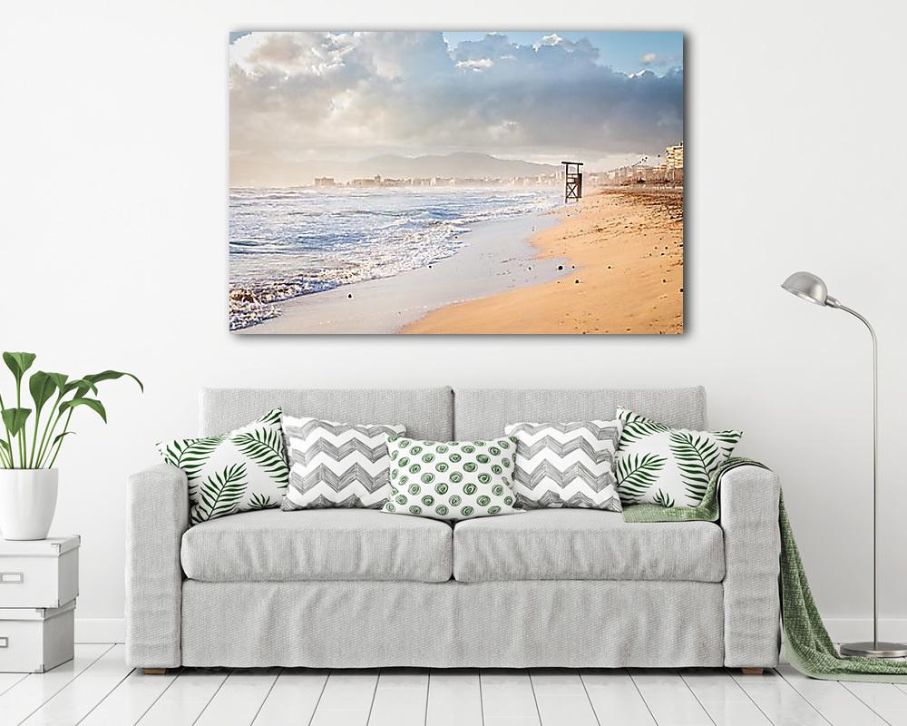 Nyári álmok, Mallorca (keretezett kép) - vászonkép, falikép otthonra és irodába