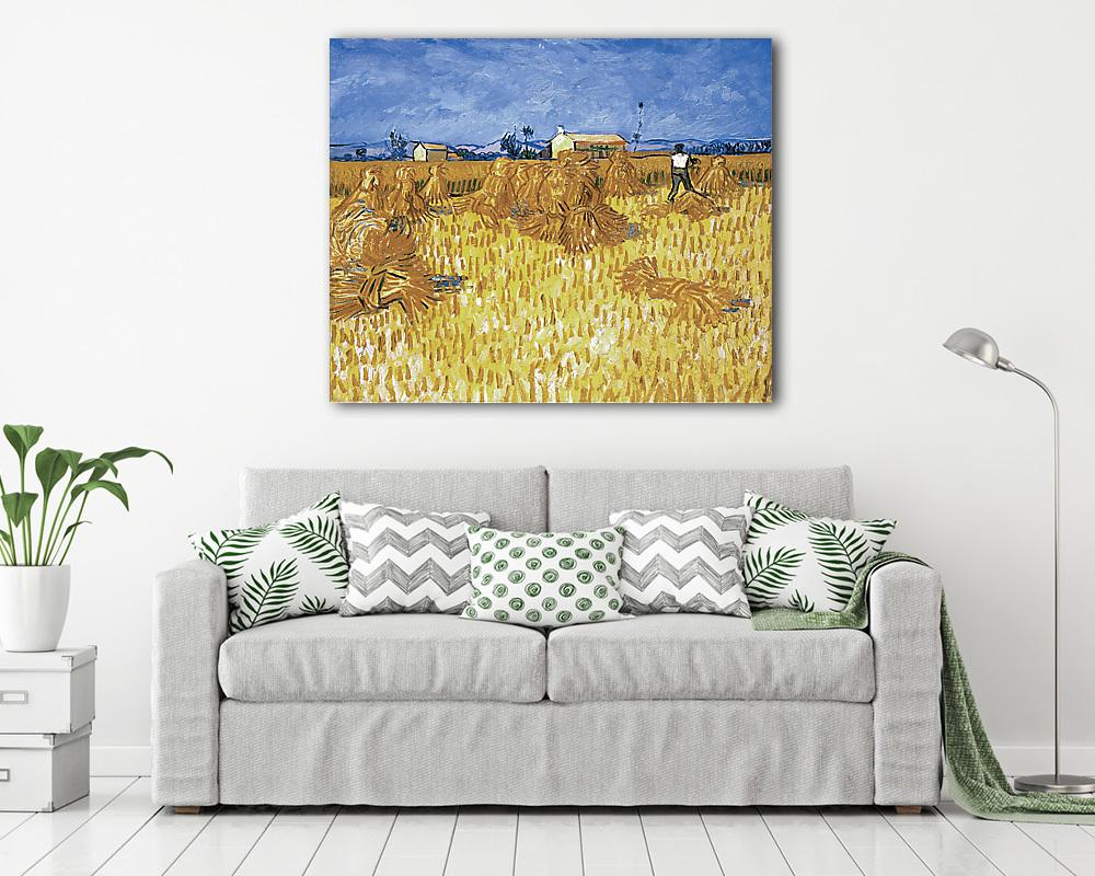 Aratás Provence-ban - vászonkép, falikép vásárlás Aratás Provence-ban (vászonkép) - vászonkép, falikép otthonra és irodába