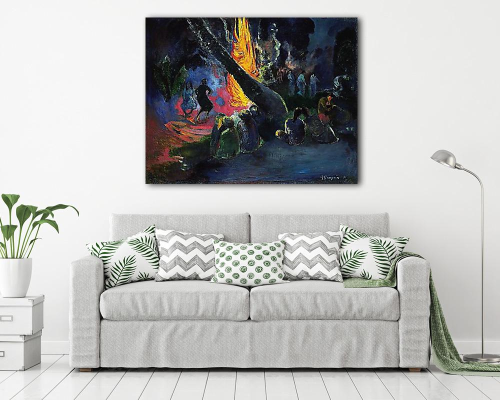 Upa Upa (A tűztánc) - Színverzió 1. (vászonkép) - vászonkép, falikép otthonra és irodába