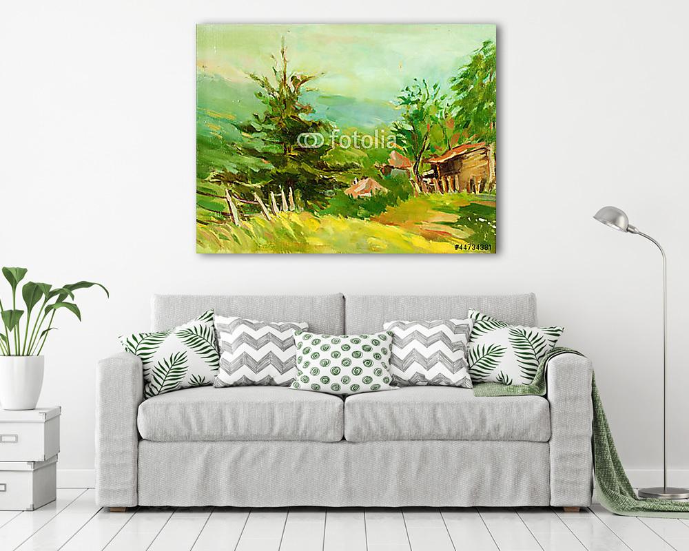 Vidéki ház - vászonkép, falikép vásárlás Vidéki ház (vászonkép) - vászonkép, falikép otthonra és irodába