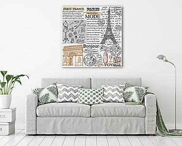 Párizs Eiffel-torony (vászonkép) - vászonkép, falikép otthonra és irodába