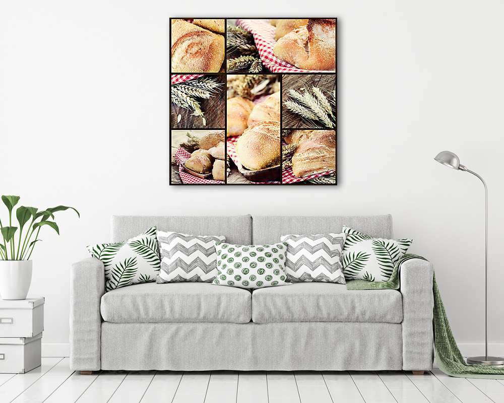 Friss kenyérkollázás - vászonkép, falikép vásárlás Friss kenyérkollázás (vászonkép) - vászonkép, falikép otthonra és irodába