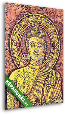 buddha akrilfestmény - vászonkép 3D látványterv