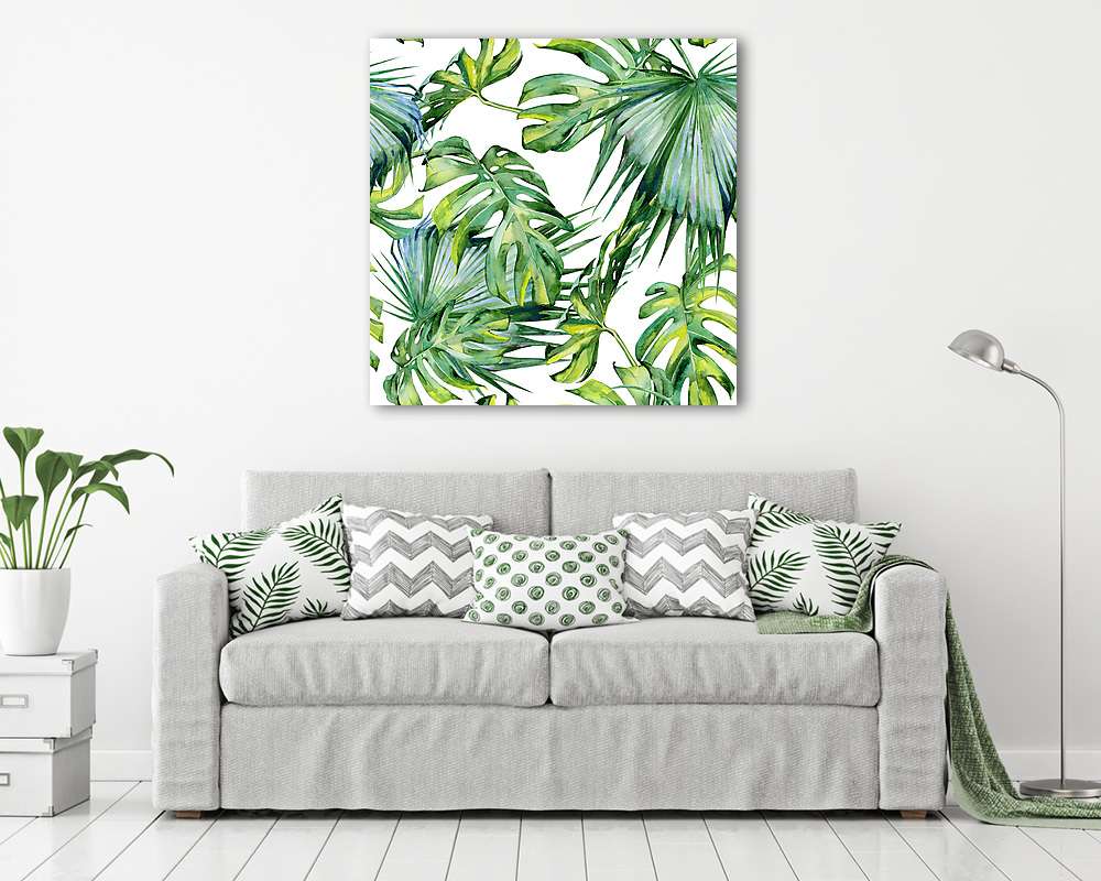 Trópusi sűrű levelek - vászonkép, falikép vásárlás Trópusi sűrű levelek (vászonkép) - vászonkép, falikép otthonra és irodába