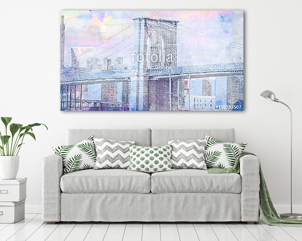 NY Brooklyn Bridge - vászonkép, falikép vásárlás NY Brooklyn Bridge (vászonkép) - vászonkép, falikép otthonra és irodába