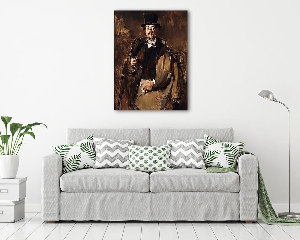 Szinyei Merse Pál portréja (1869) - vászonkép, falikép vásárlás Szinyei Merse Pál portréja (1869) (vászonkép) - vászonkép, falikép otthonra és irodába