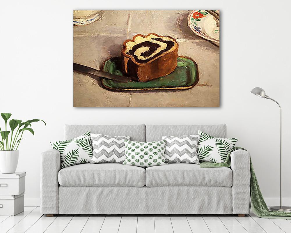 Mákos kalács (keretezett kép) - vászonkép, falikép otthonra és irodába