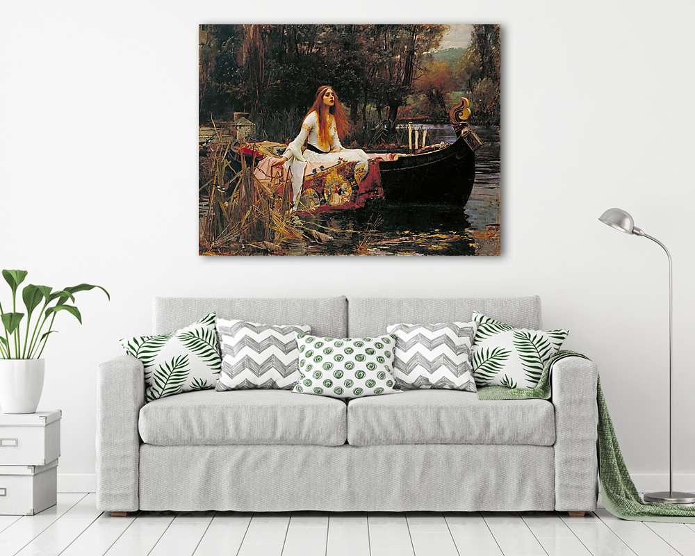 Shalott asszonya (vászonkép) - vászonkép, falikép otthonra és irodába