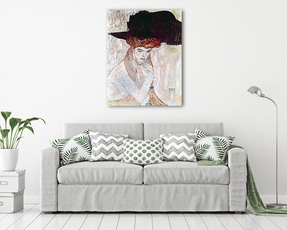 A fekete kalap - vászonkép, falikép vásárlás A fekete kalap (bögre) - vászonkép, falikép otthonra és irodába