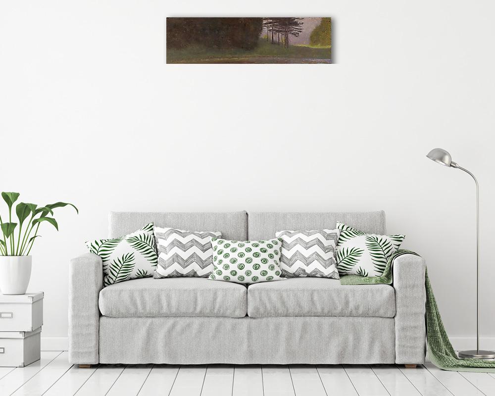 Reggel a tónál, az Egelsee Salzburg közelében (1899) - vászonkép, falikép vásárlás Reggel a tónál, az Egelsee Salzburg közelében (1899) (vászonkép) - vászonkép, falikép otthonra és irodába