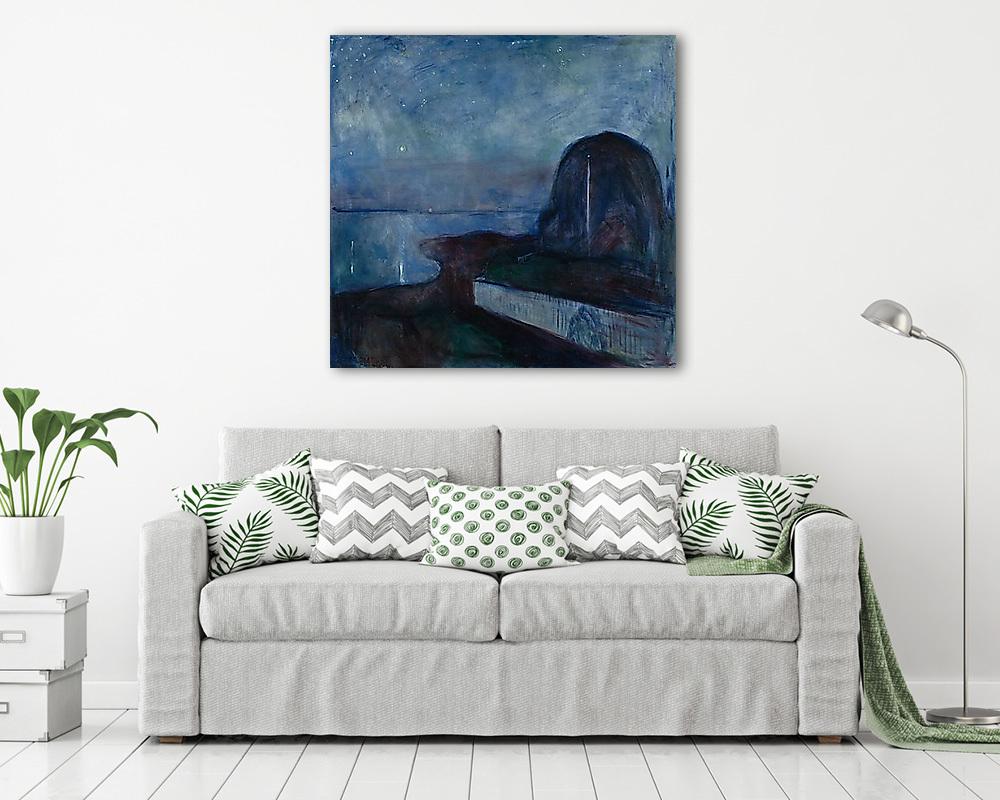 Csillagos éj (vászonkép) - vászonkép, falikép otthonra és irodába