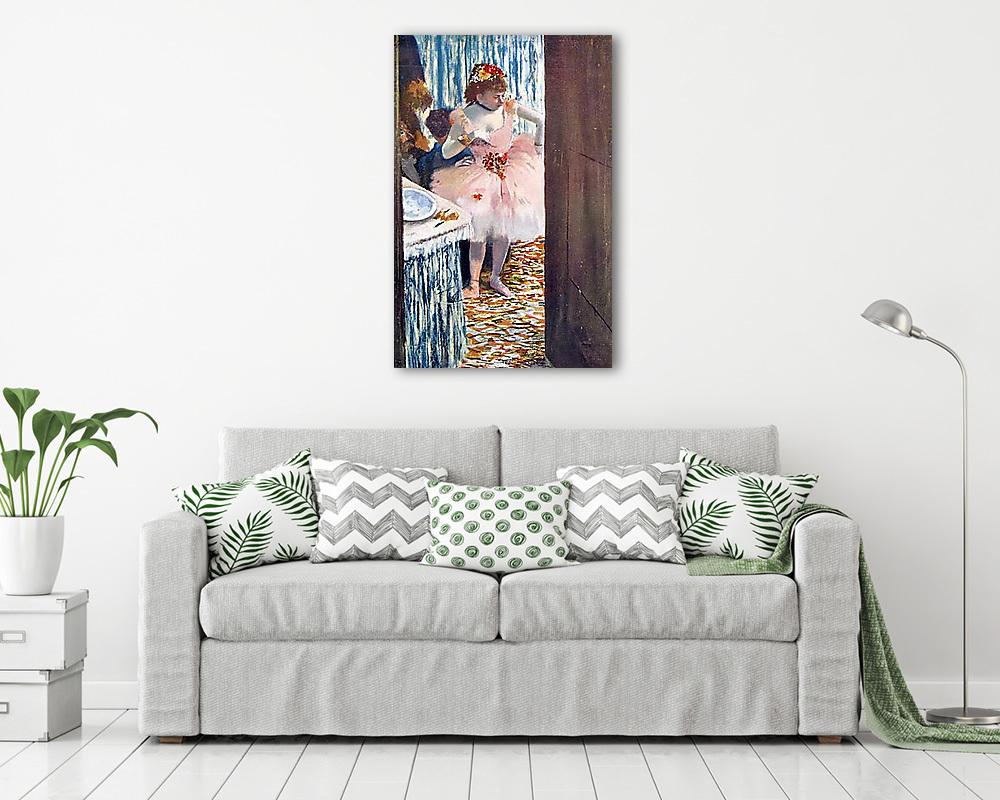 Balett-táncosnő a páholyban - vászonkép, falikép vásárlás Balett-táncosnő a páholyban (vászonkép) - vászonkép, falikép otthonra és irodába