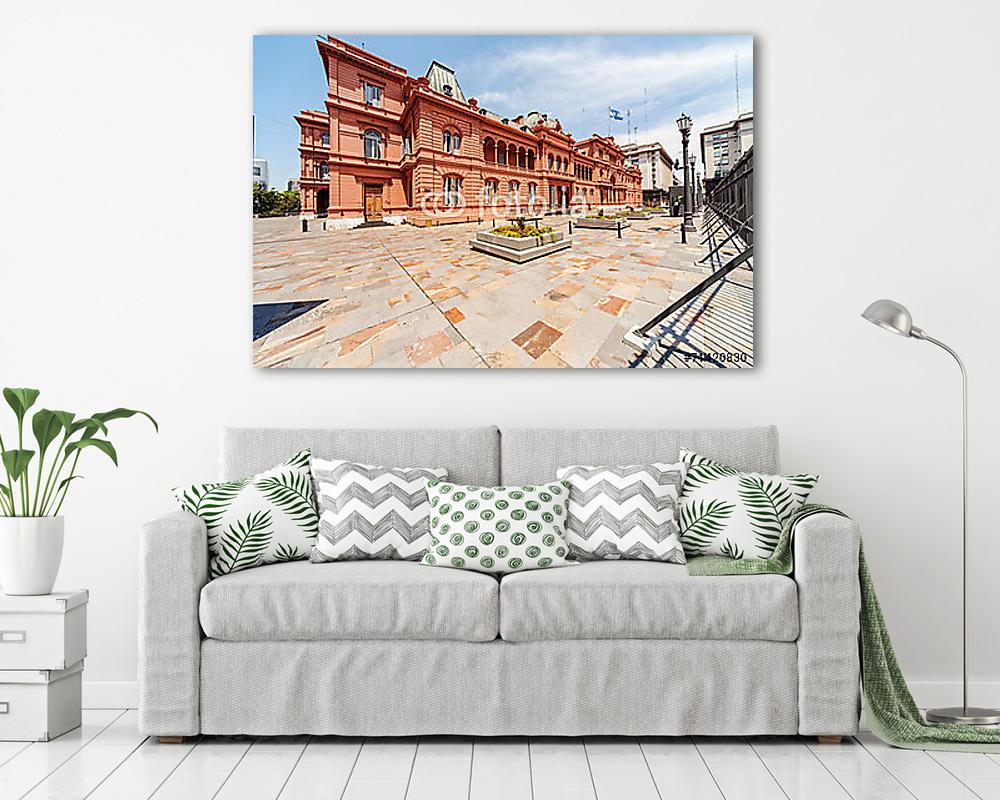 A Rózsaszín Ház - vászonkép, falikép vásárlás A Rózsaszín Ház (vászonkép) - vászonkép, falikép otthonra és irodába