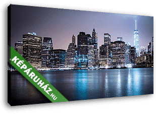 New York Skyline Manhattan - vászonkép 3D látványterv