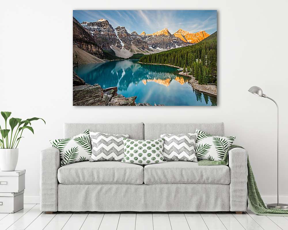 Moraine lake - vászonkép, falikép vásárlás Moraine lake (vászonkép) - vászonkép, falikép otthonra és irodába