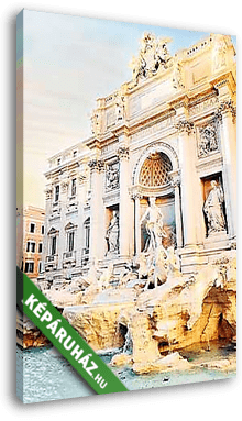 Trevi kút, Róma, Olaszország - vászonkép 3D látványterv