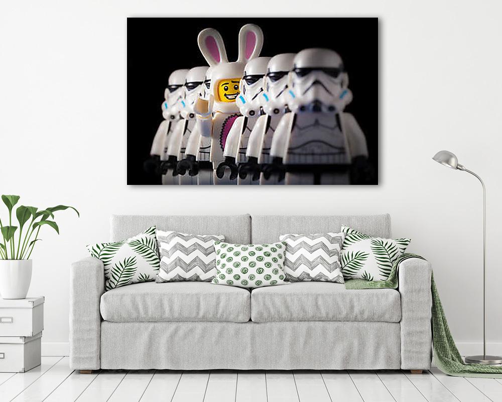 LEGO Star Wars - Kukucs! (keretezett kép) - vászonkép, falikép otthonra és irodába