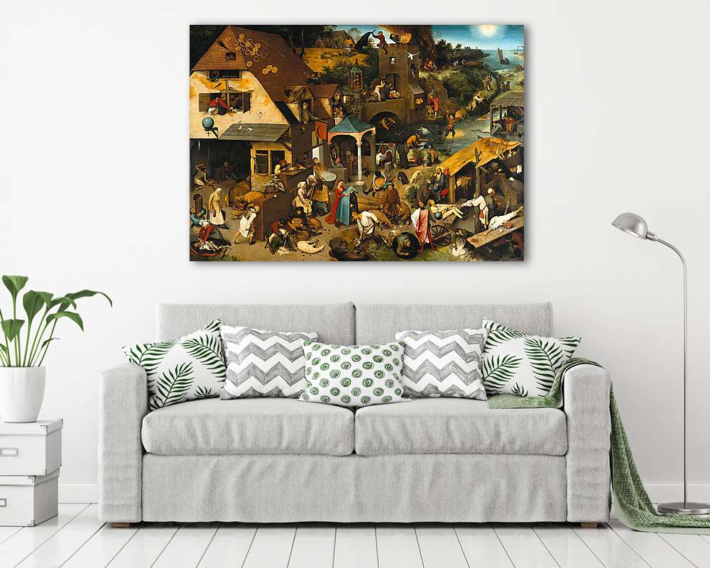 Bolond világ (Flamand közmondások) (bögre) - vászonkép, falikép otthonra és irodába