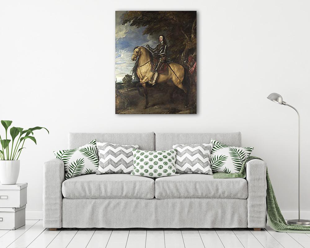 I. Károly angol király lovas portréja - vászonkép, falikép vásárlás I. Károly angol király lovas portréja (poszter) - vászonkép, falikép otthonra és irodába