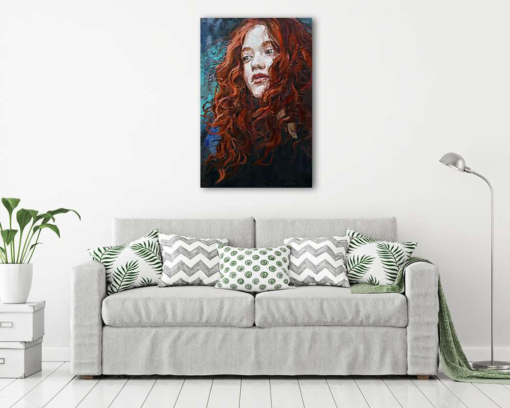 A vöröshajú lány (bögre) - vászonkép, falikép otthonra és irodába