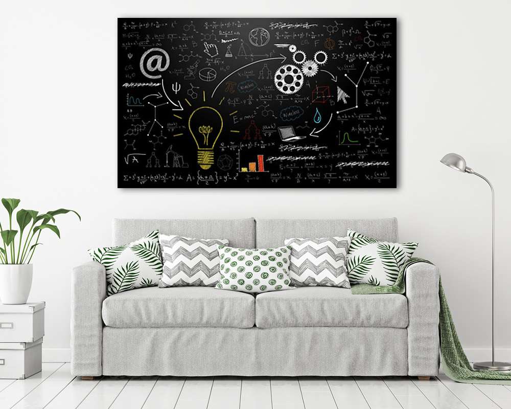 Ötlettől a megvalósításig - vászonkép, falikép vásárlás Ötlettől a megvalósításig (vászonkép) - vászonkép, falikép otthonra és irodába