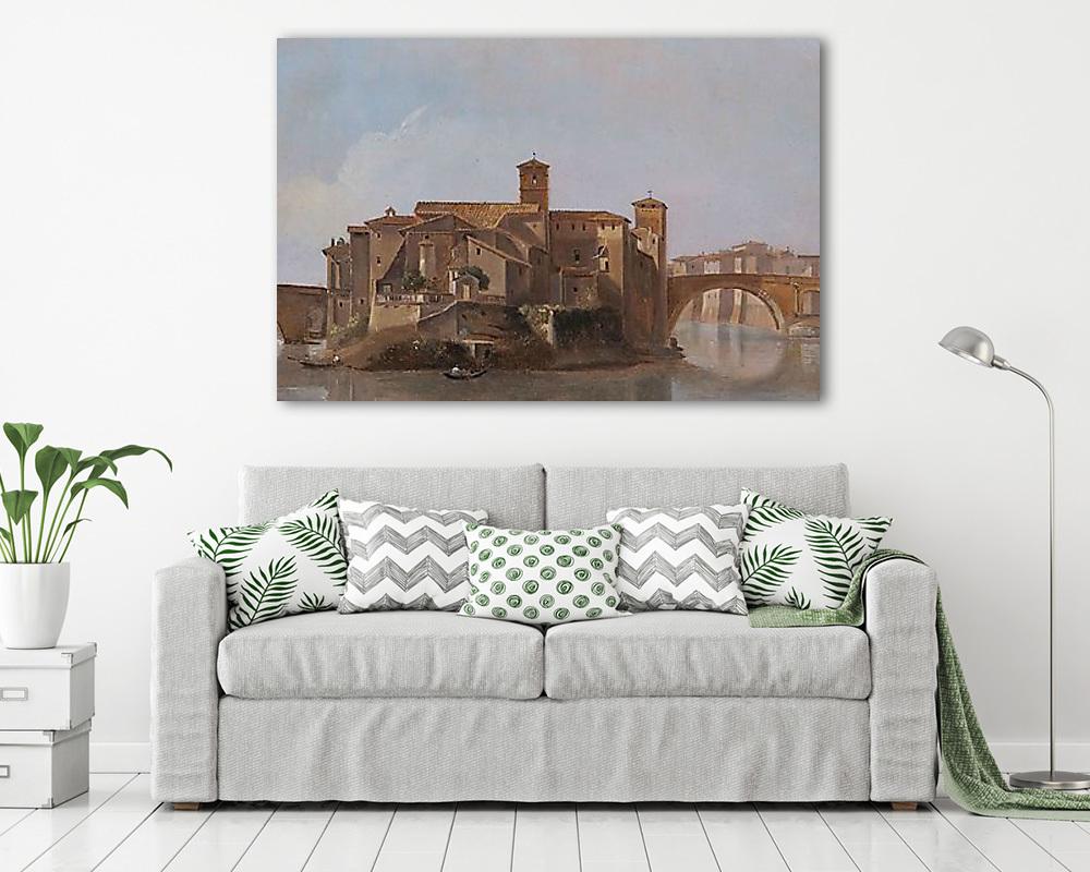 A római Konstantin-bazilika (többrészes kép) - vászonkép, falikép otthonra és irodába