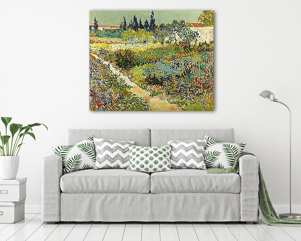 Virágoskert Arles-ban - vászonkép, falikép vásárlás Virágoskert Arles-ban (fotótapéta) - vászonkép, falikép otthonra és irodába