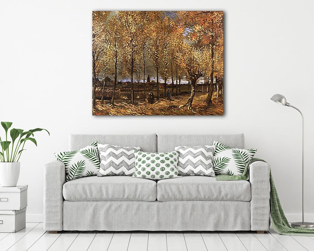 Nyárfasor Neunen-nél (1885) - vászonkép, falikép vásárlás Nyárfasor Neunen-nél (1885) (bögre) - vászonkép, falikép otthonra és irodába