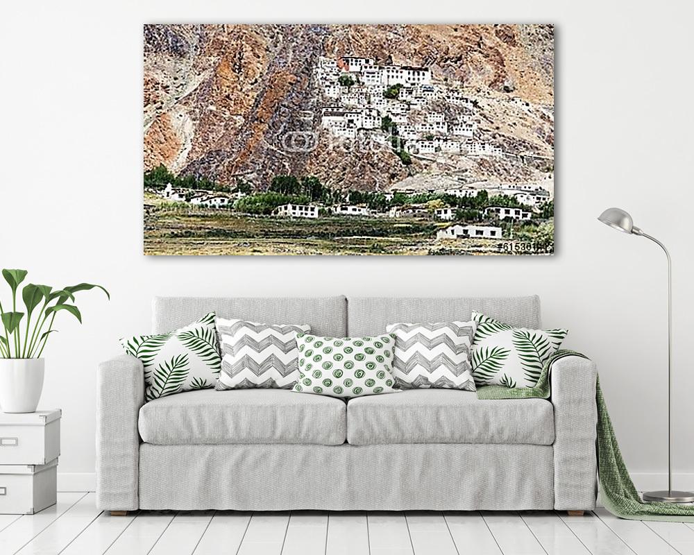 Karsha gompa - Ladakh -India (vászonkép) - vászonkép, falikép otthonra és irodába