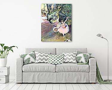 Balett-táncosnő virágcsokorral (vászonkép) - vászonkép, falikép otthonra és irodába