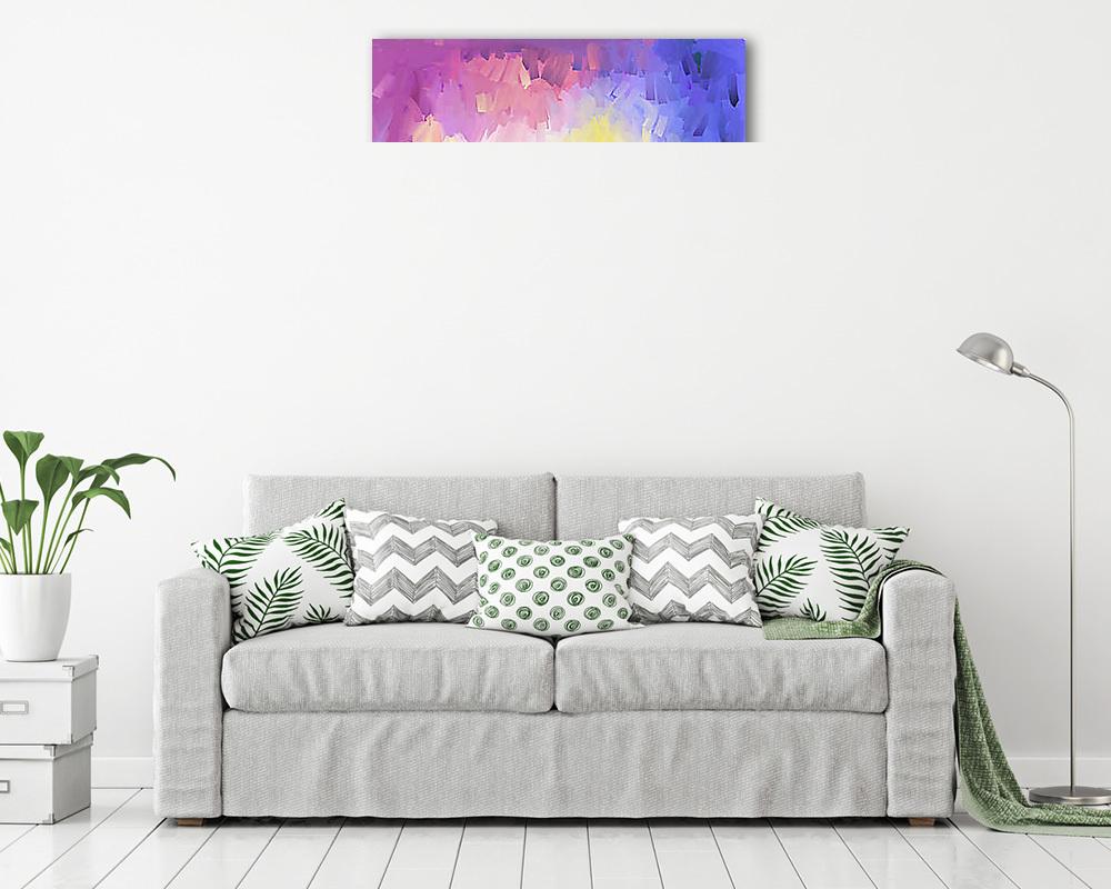 Színes modern művészi textúra (bögre) - vászonkép, falikép otthonra és irodába