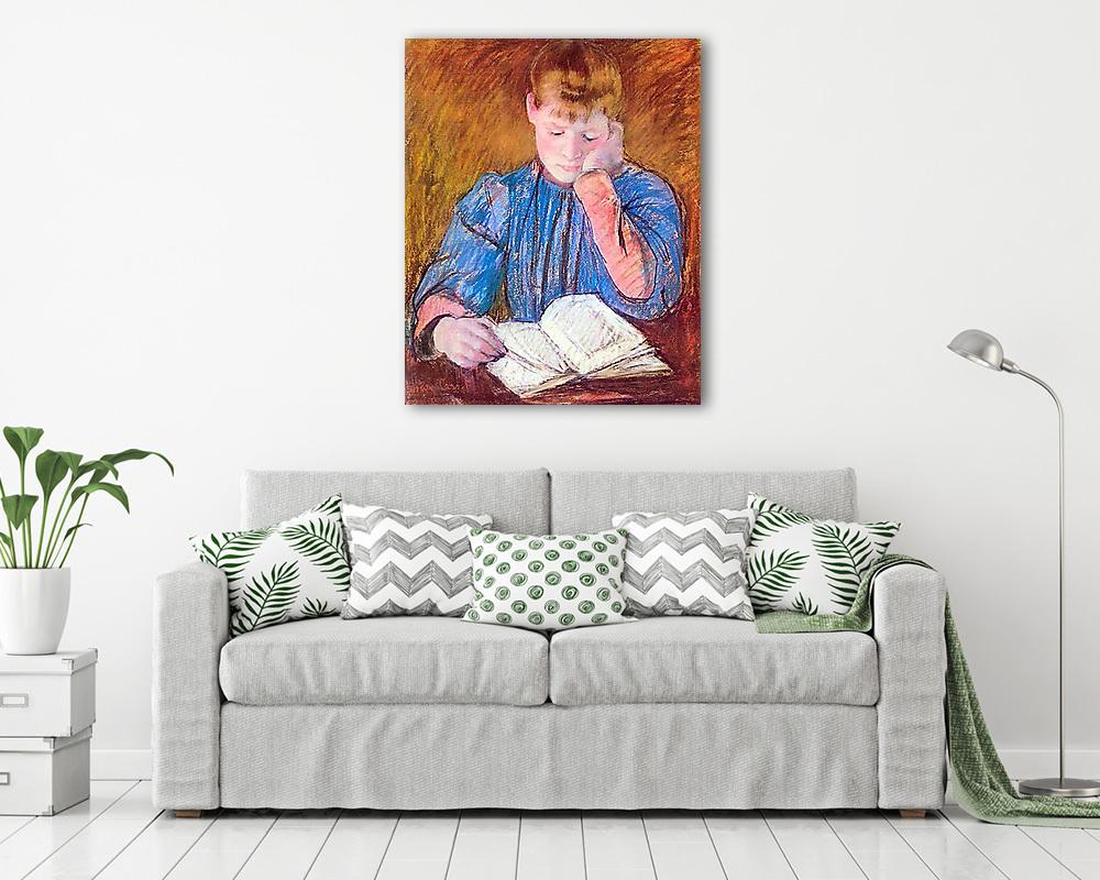 Olvasó gyermek (poszter) - vászonkép, falikép otthonra és irodába