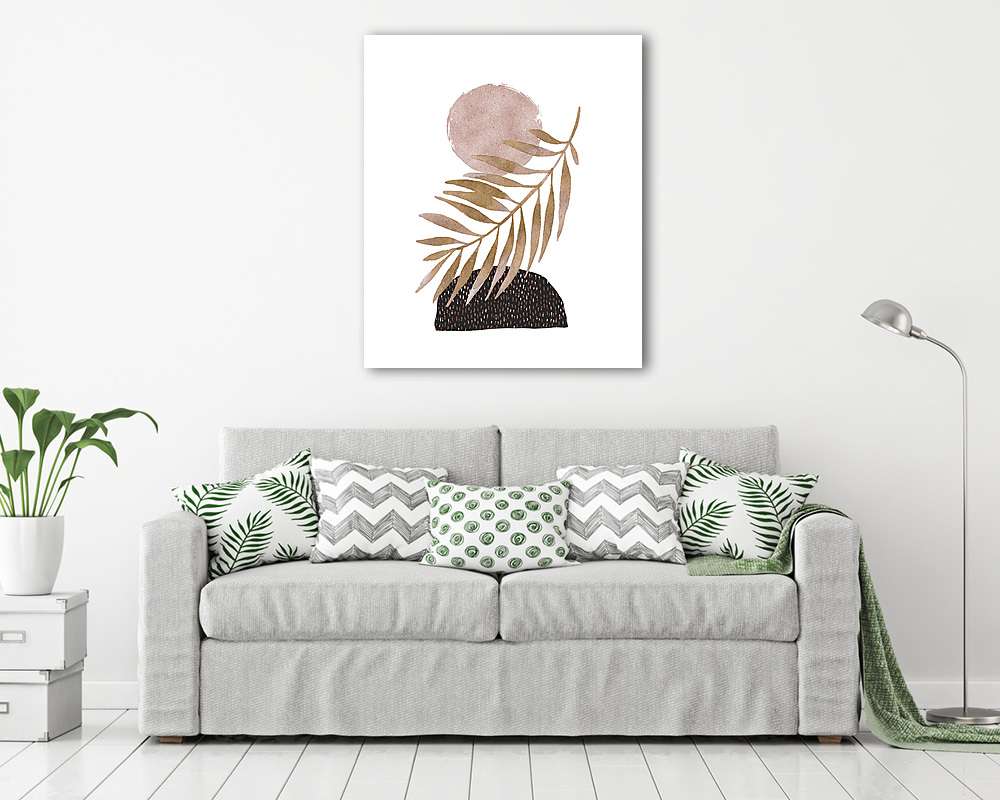 Levél és foltok - MInimalista grafika - vászonkép, falikép vásárlás Levél és foltok - MInimalista grafika (vászonkép) - vászonkép, falikép otthonra és irodába