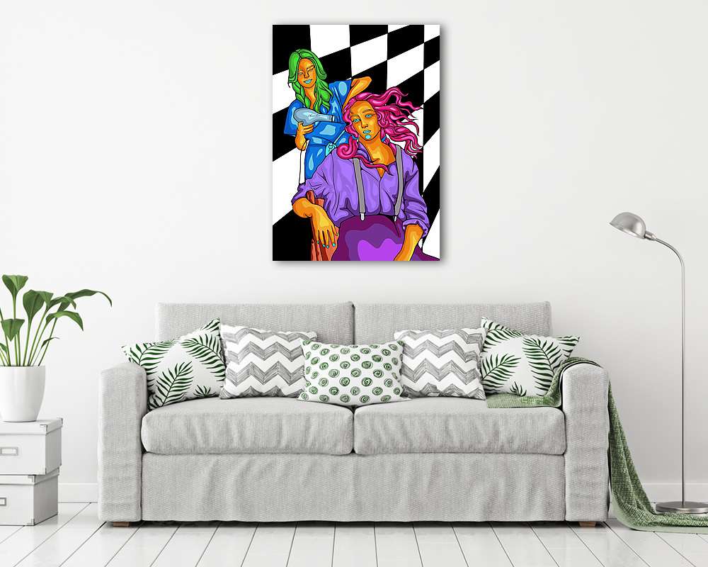 Vénusz születése előtt (vászonkép) - vászonkép, falikép otthonra és irodába