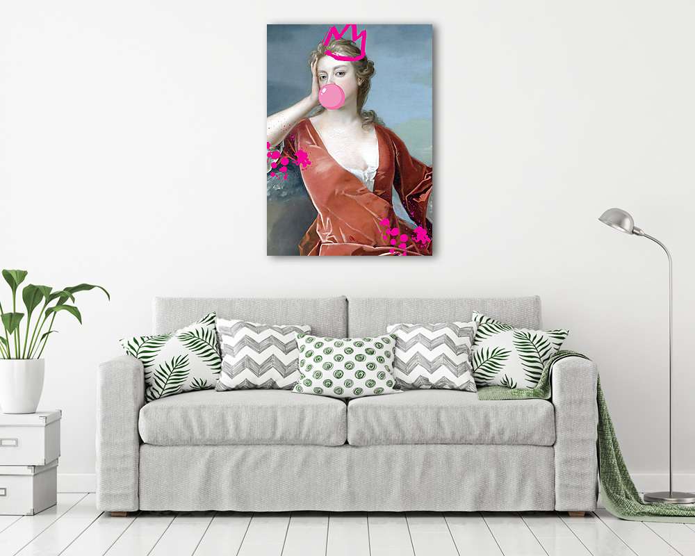 Lennék királynő (Barokk & Graffiti) (fotótapéta) - vászonkép, falikép otthonra és irodába