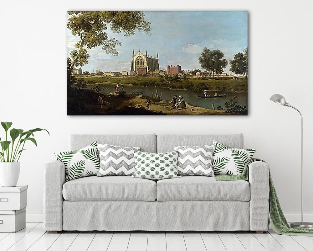 Az Eton-i főiskola (többrészes kép) - vászonkép, falikép otthonra és irodába